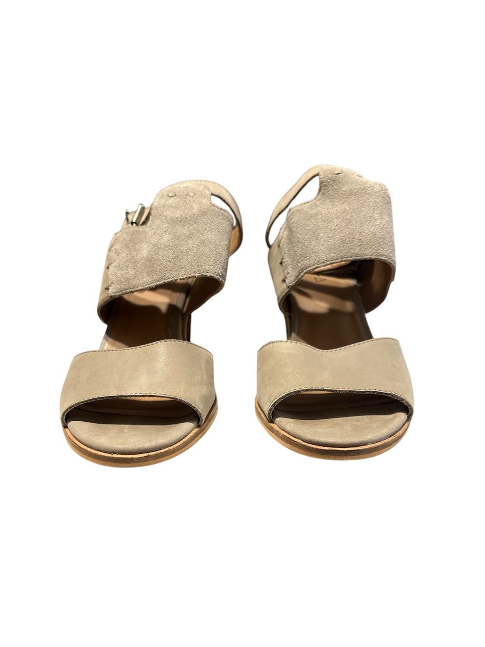 Kelsi Dagger BK Taupe Ankle Strap Block Heel Sandal Indie Boho Western Size 8 - Picture 4 of 10